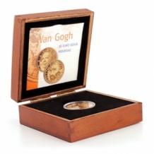 Van Gogh 10 Euro 2003 herdenkingsmunt goud proofl.